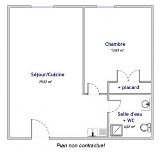 For sale Feurs 2 rooms 47 m2 Loire (42110) photo 2