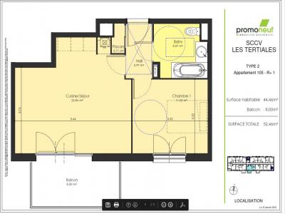 For rent Valenciennes 2 rooms 44 m2 Nord (59300) photo 1