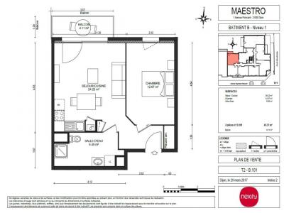 Louer Appartement Dijon 575 euros