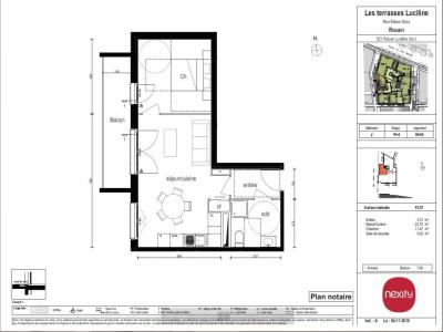 Annonce Location 2 pi�ces Appartement Rouen 76