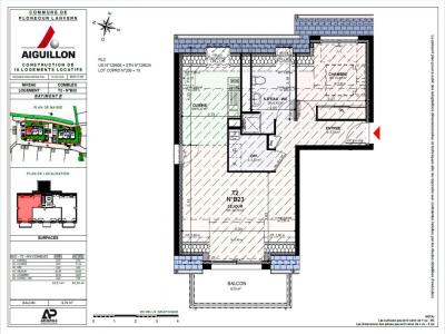 For rent Carhaix-plouguer PLONEOUR-LANVERN 2 rooms 53 m2 Finistere (29270) photo 1