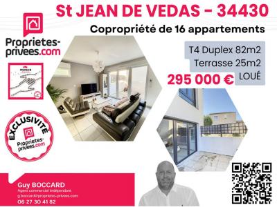For sale Saint-jean-de-vedas 4 rooms 82 m2 Herault (34430) photo 0