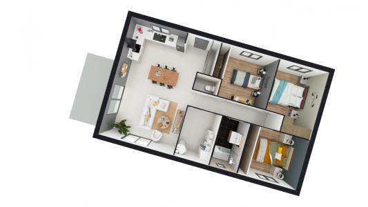 For sale Lasgraisses 3 rooms 88 m2 Tarn (81300) photo 2