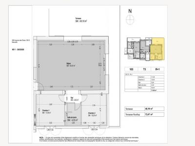 Acheter Appartement 72 m2 Marseille-12eme-arrondissement