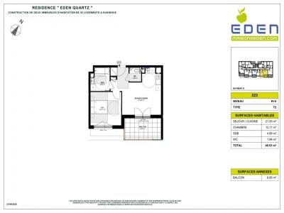 Louer Appartement 40 m2 Huningue
