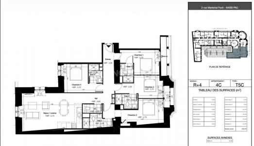 Annonce Vente 5 pi�ces Appartement Pau 64