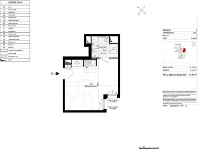 For rent Vanves 1 room 27 m2 Hauts de Seine (92170) photo 1