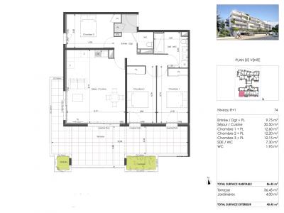 Acheter Appartement 86 m2 Sete