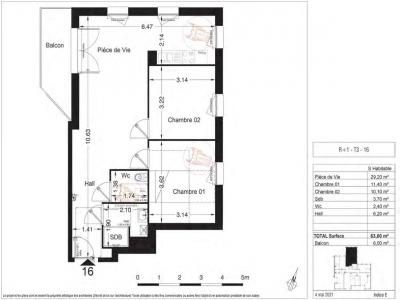 For rent Perenchies 3 rooms 63 m2 Nord (59840) photo 2