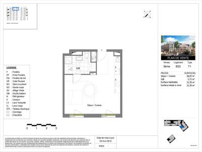 For rent Faches-thumesnil 1 room 33 m2 Nord (59155) photo 2