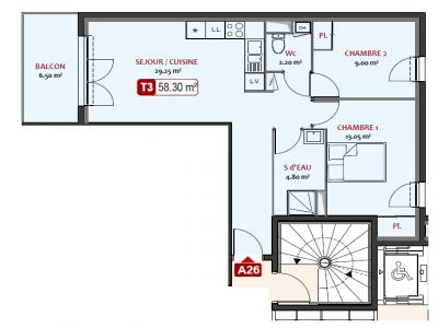 Annonce Location 3 pi�ces Appartement Guipavas 29