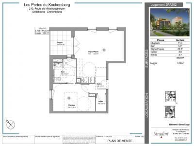 Louer Appartement 44 m2 Strasbourg