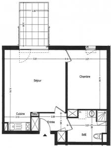 Louer Appartement Saint-herblain 732 euros