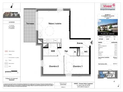 Annonce Location 3 pi�ces Appartement Augny 57