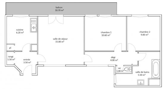 Annonce Location 3 pi�ces Appartement Vouziers 08