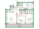 Location Appartement Genlis  3 pieces 67 m2