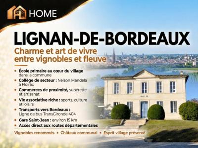 Acheter Terrain 350 m2 Lignan-de-bordeaux