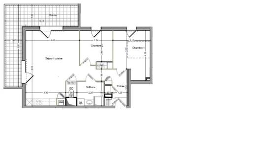For rent Cluses 3 rooms 59 m2 Haute savoie (74300) photo 0