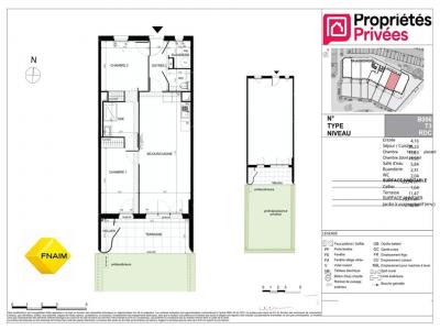 Annonce Vente 3 pi�ces Appartement Villeneuve-de-la-raho 66