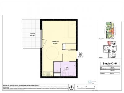 Louer Appartement 23 m2 Dijon