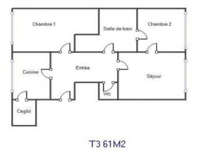 Annonce Location 3 pi�ces Appartement Metz 57
