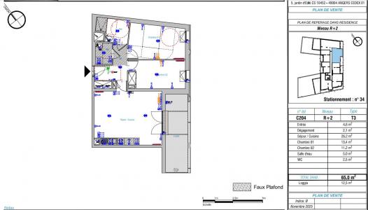 Annonce Location 3 pi�ces Appartement Avrille 49