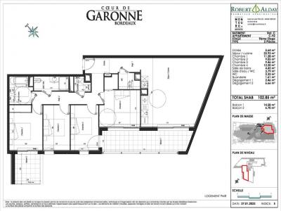 Louer Appartement 103 m2 Bordeaux