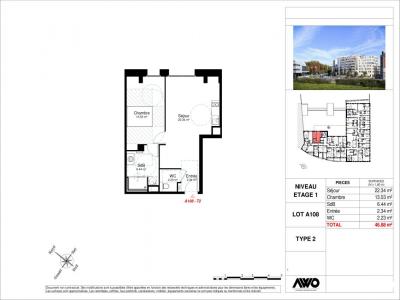 Annonce Location 2 pi�ces Appartement Reims 51