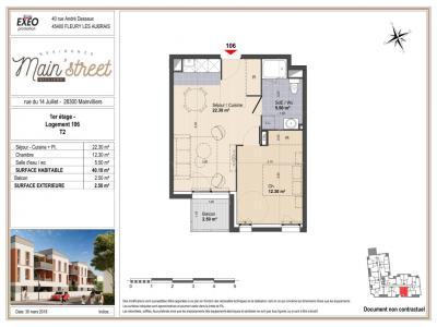 Louer Appartement Mainvilliers Eure et loir