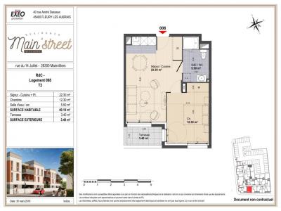 Louer Appartement 40 m2 Mainvilliers