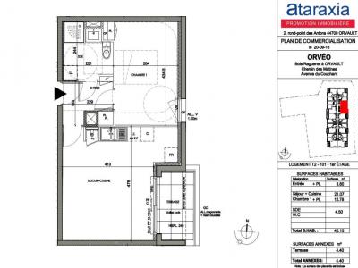 Annonce Location 2 pi�ces Appartement Orvault 44
