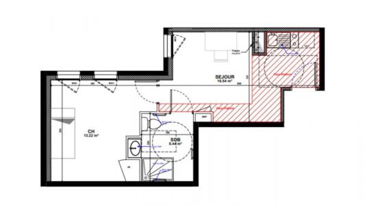 Louer Appartement Lyon-7eme-arrondissement 721 euros