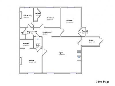 For rent Lyon-2eme-arrondissement 4 rooms 92 m2 Rhone (69002) photo 0