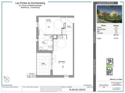 Louer Appartement 42 m2 Strasbourg