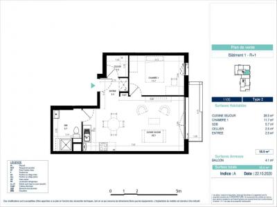 For rent Nieppe 2 rooms 50 m2 Nord (59850) photo 1