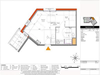For rent Roche-sur-yon 1 room 33 m2 Vendee (85000) photo 2