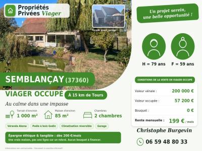 Annonce Viager 4 pi�ces Maison Semblancay 37