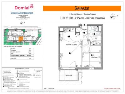 For rent Selestat 2 rooms 45 m2 Bas rhin (67600) photo 0
