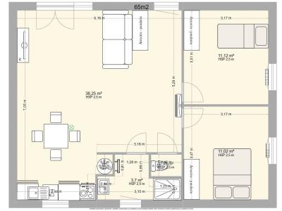 For sale 3 rooms 65 m2 Ain (01320) photo 1