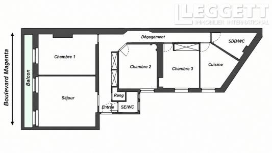 For sale Paris-10eme-arrondissement 4 rooms 85 m2 Paris (75010) photo 1
