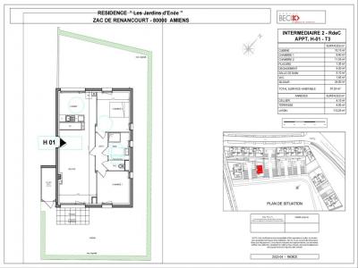Louer Appartement 67 m2 Amiens