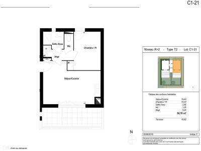 For rent Perpignan 2 rooms 36 m2 Pyrenees orientales (66000) photo 1