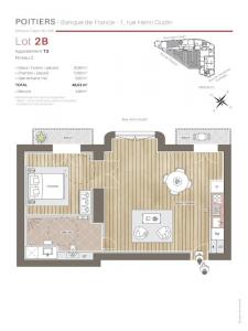For rent Poitiers 2 rooms 48 m2 Vienne (86000) photo 1