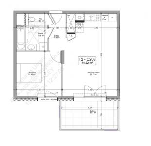 For rent Bossey 2 rooms 44 m2 Haute savoie (74160) photo 1