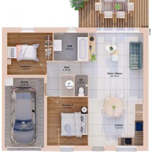 Acheter Maison 63 m2 Saint-remy-en-mauges