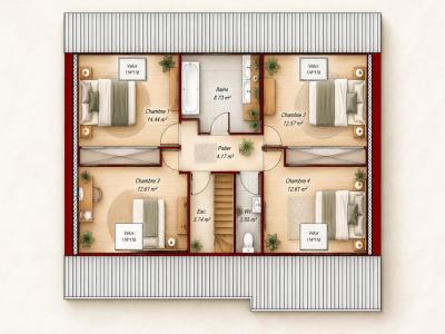 For sale Sailly-labourse 7 rooms 114 m2 Pas de calais (62113) photo 1