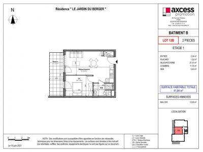 For rent Krautwiller 2 rooms 41 m2 Bas rhin (67170) photo 1