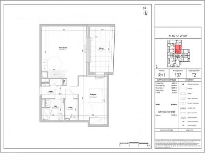 For rent Trignac 2 rooms 51 m2 Loire atlantique (44570) photo 3