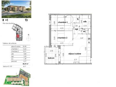For sale Sauvian 3 rooms 58 m2 Herault (34410) photo 1