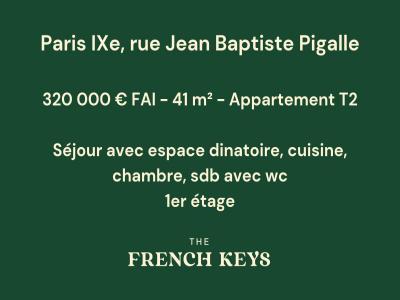 Annonce Vente 2 pi�ces Appartement Paris-9eme-arrondissement 75